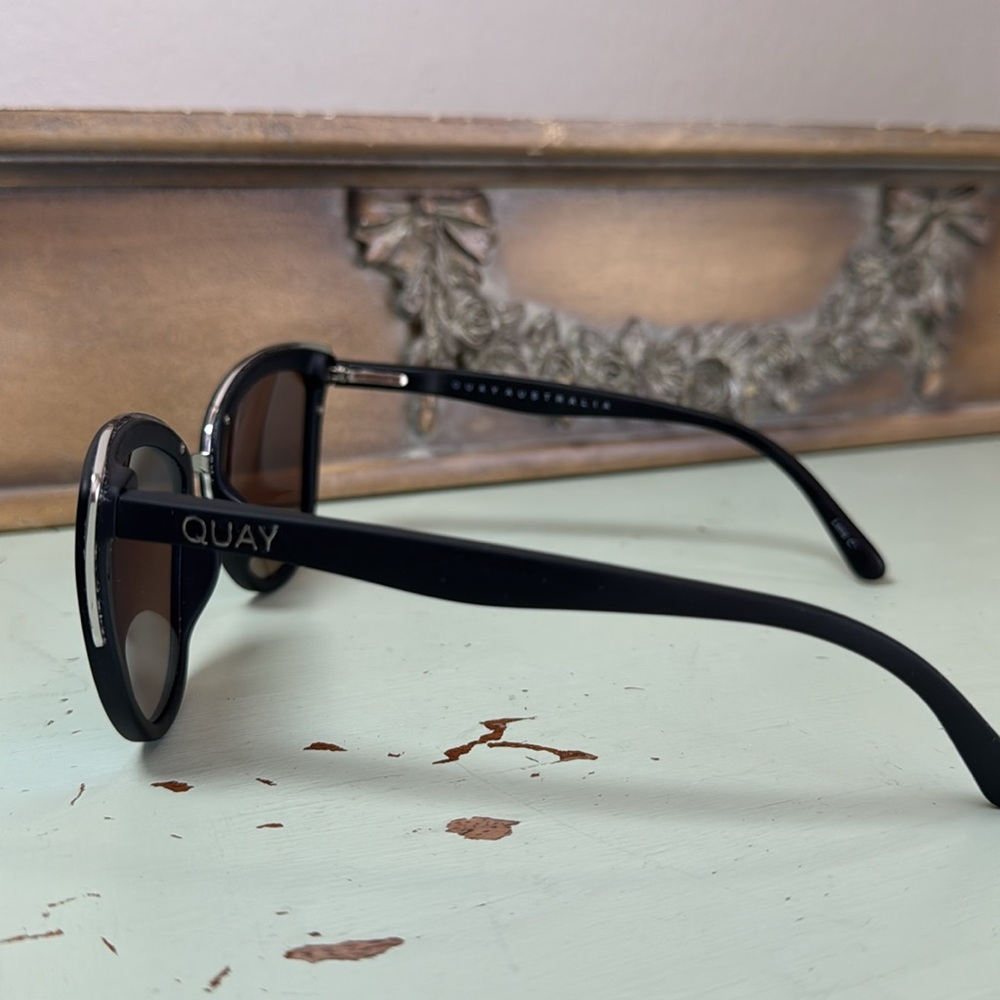 QUAY My Girl Black / Smoke Sunglasses - Picture 8 of 11